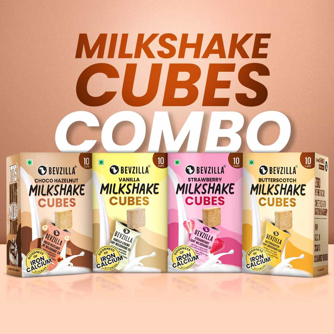 Buy Milkshake Cubes Combo (All 4 Flavours) in India at Best Price ...
