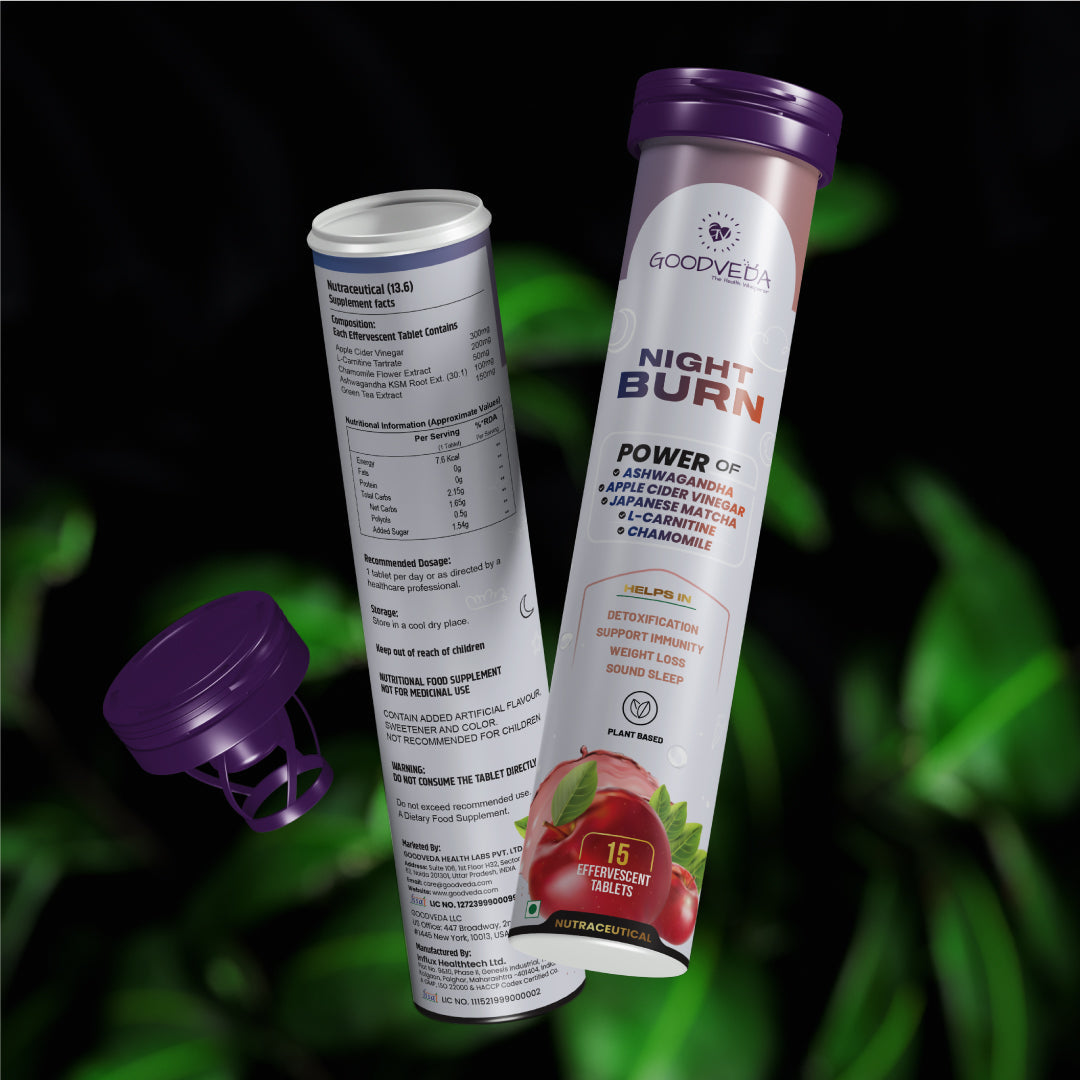 Buy Night Burn Effervescent The Ultimate Evening Ritual For Weight  Management, De-Stress And Good Sleep in India at Best Price - Zop by  Shiprocket