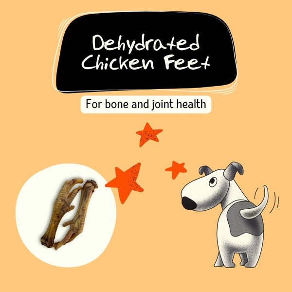 Chicken Feet | Dehydrated - Shop authentic Indian Pet Supplies by Nuts over Mutts