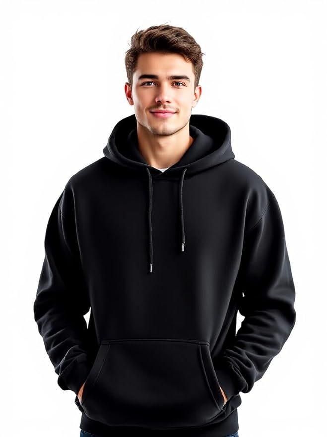Buy Black Solid Hoodie in India at Best Price - Zop by Shiprocket