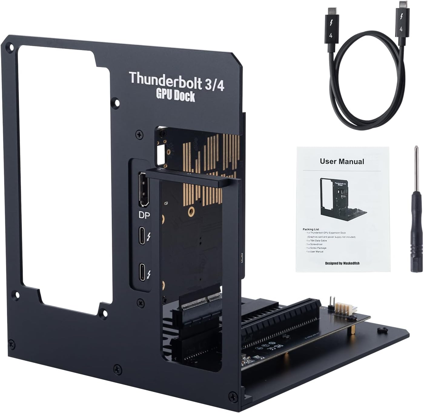 Buy eGPU Enclosure Thunderbolt 3/4 USB4 40Gbps PD 85W Charging