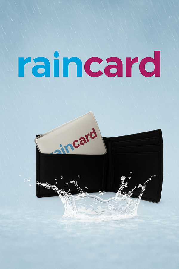 Waterproof Rain Coat - Card Holder