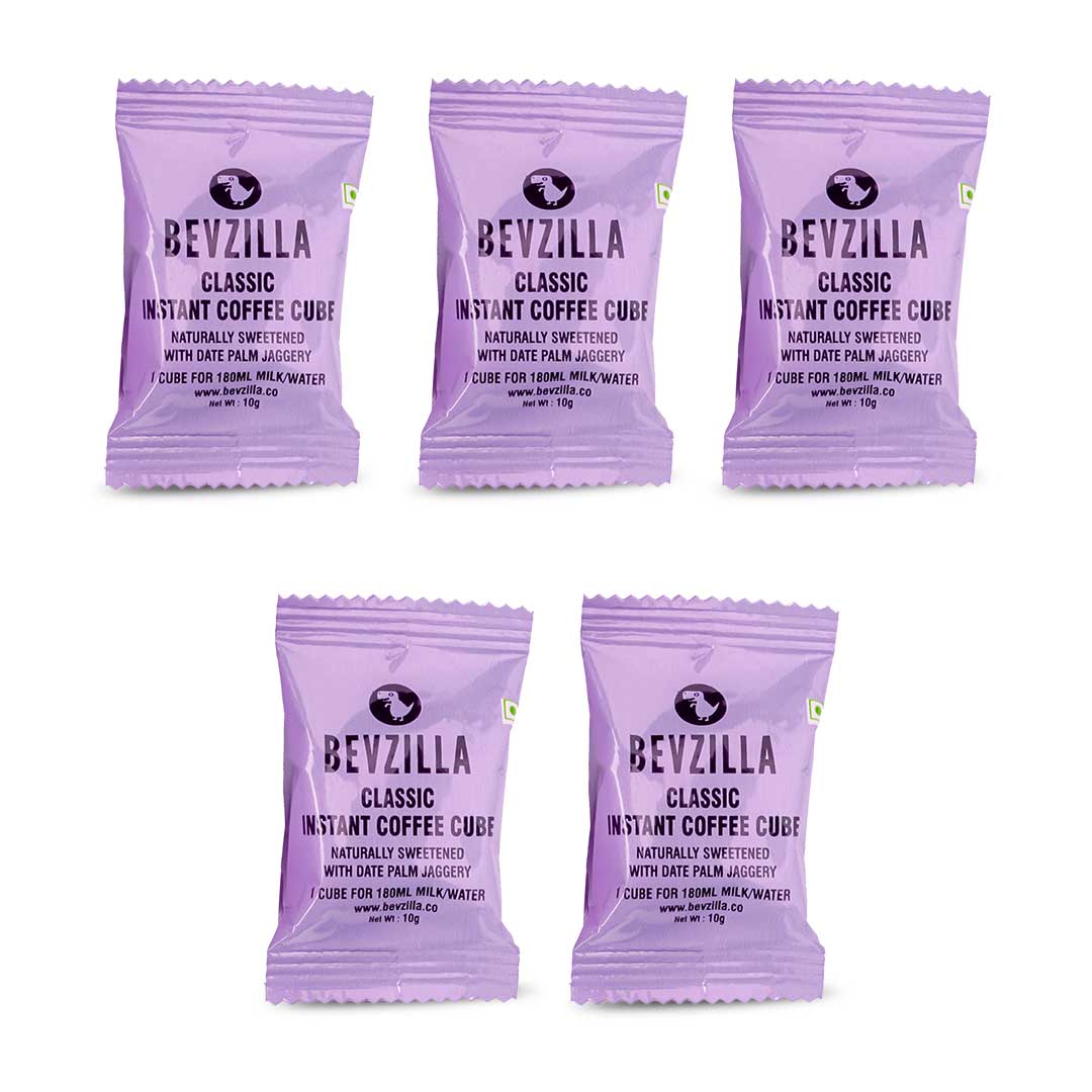 Buy Bevzilla Coffee Cubes Pack Of 5 Classic in India at Best Price