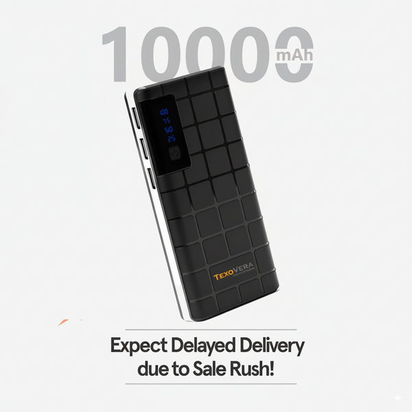 10000 mAh 15W Power Bank With LED Battery Display (6 Month Warranty)