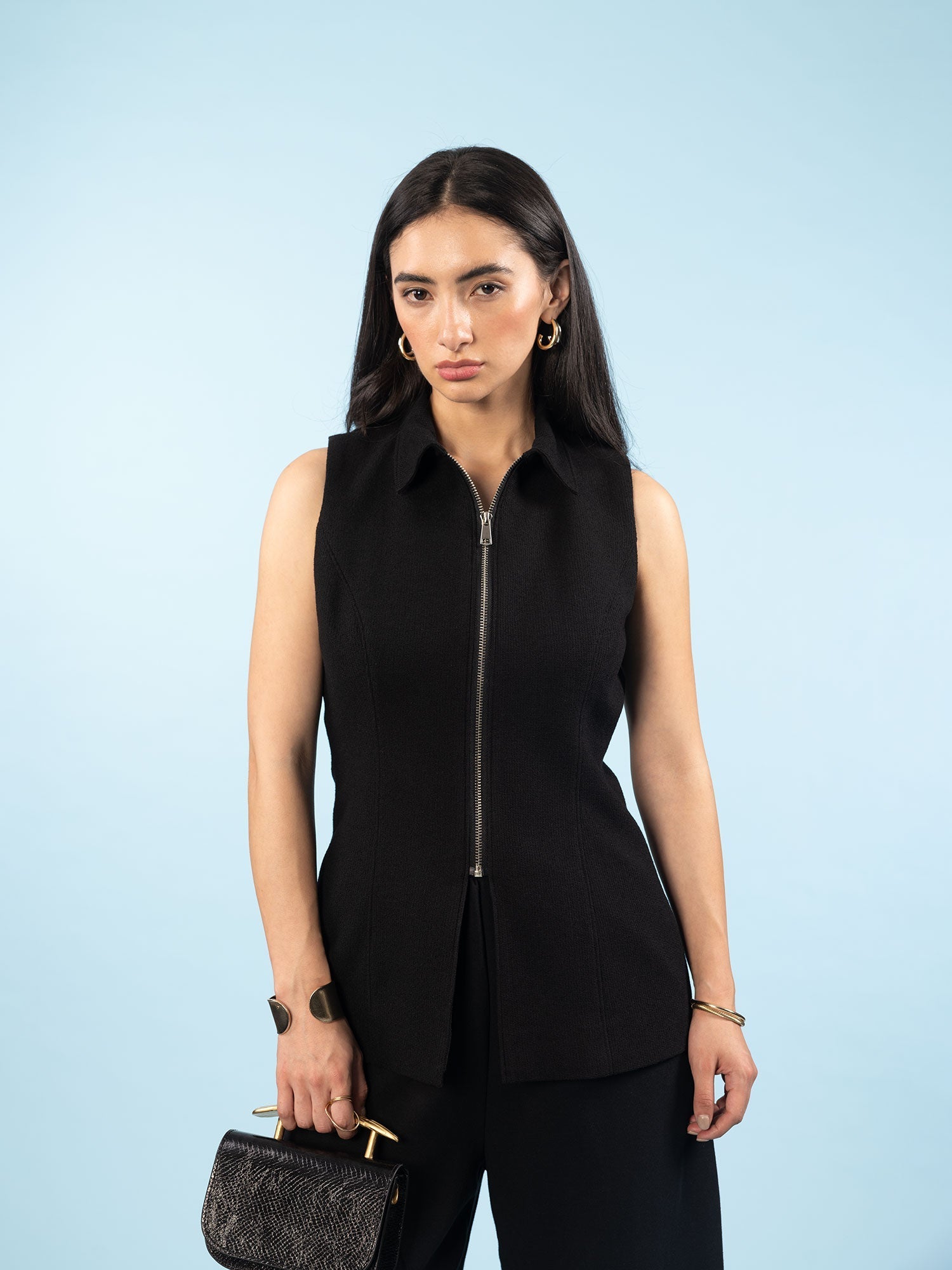 Buy Vest with Zipper Closure in India at Best Price - Zop by