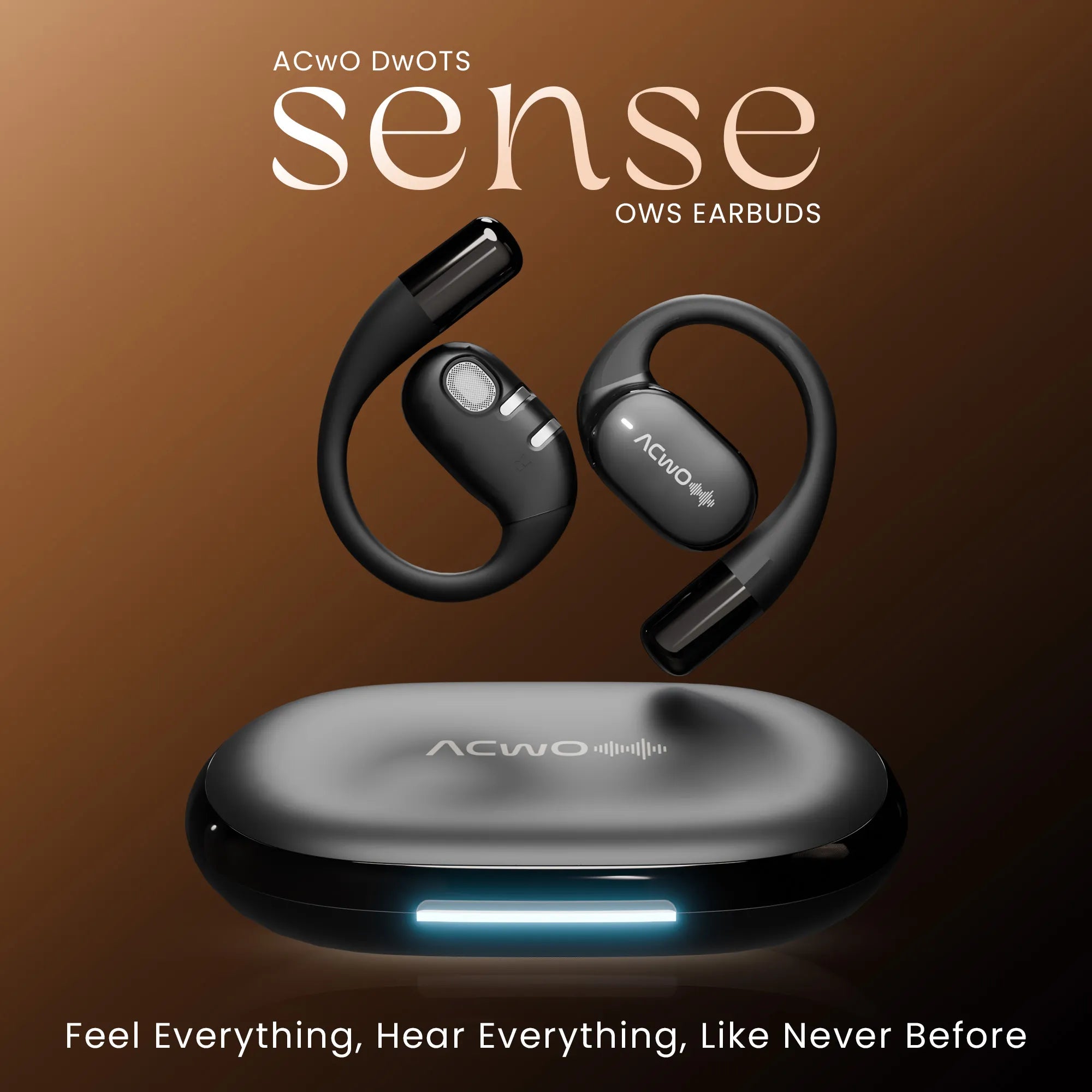 Buy DwOTS Sense Open-Ear (Black)Wireless Headphones in India at