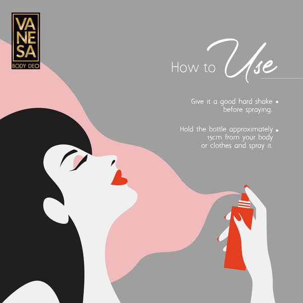 Vanesa Shero Body Deodorant |  Long Lasting Freshness | Skin Friendly  - Shop authentic Indian Beauty by Vanesa Beauty