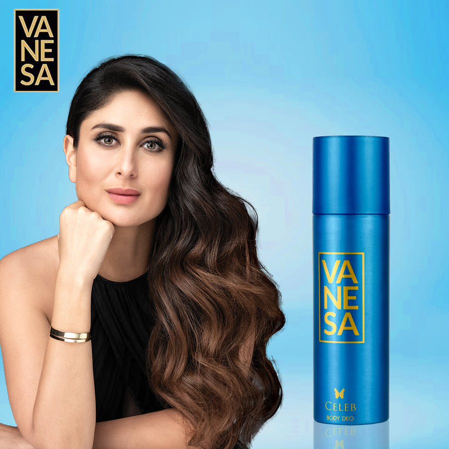 Vanesa Celeb Body Deodorant |  Long Lasting Freshness | Skin Friendly  - Shop authentic Indian Beauty by Vanesa Beauty