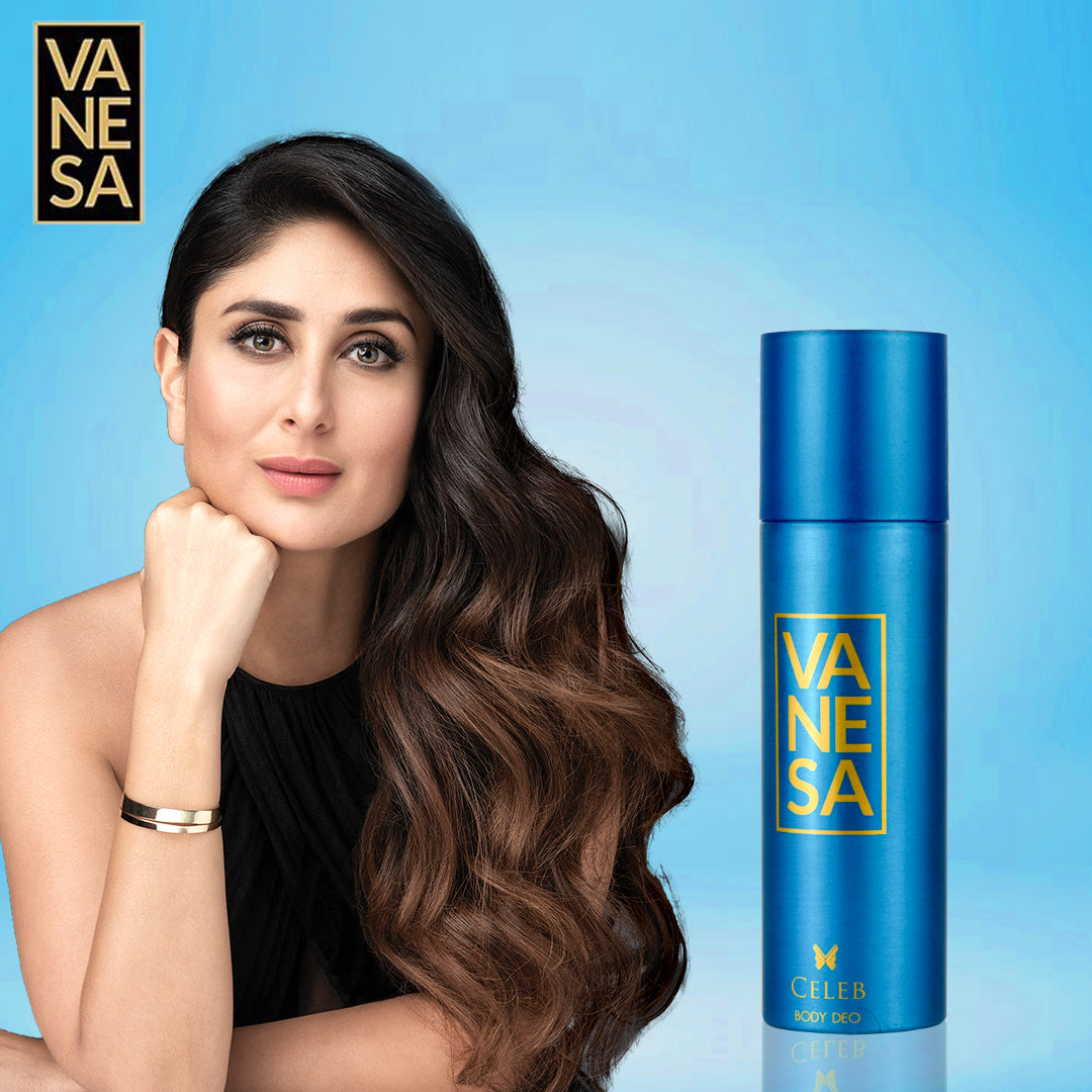 Vanesa Celeb Body Deodorant |  Long Lasting Freshness | Skin Friendly  - Shop authentic Indian Beauty by Vanesa Beauty