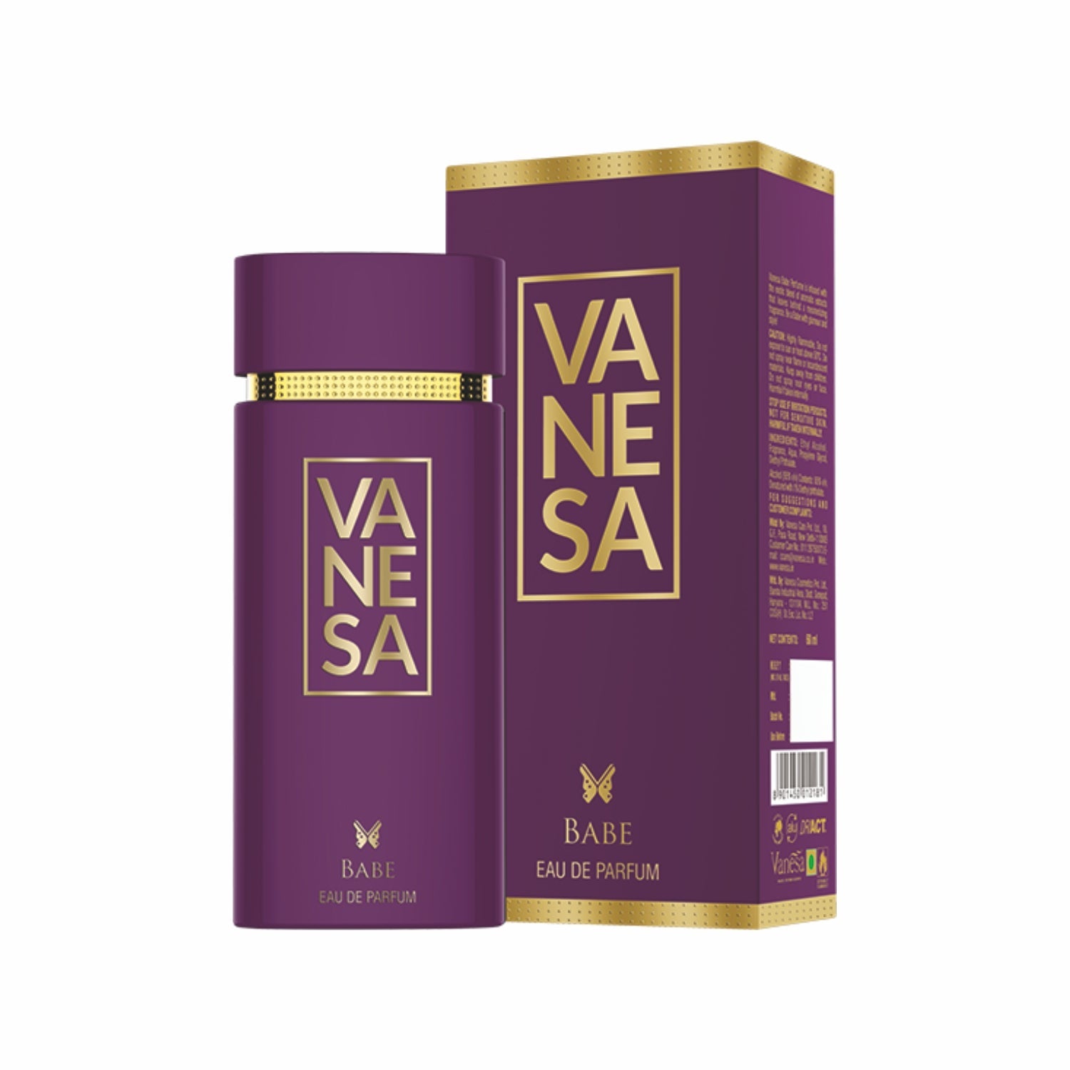 Vanesa Babe Eau De Parfum | Long Lasting Fragrance Perfume | Skin Frie - Shop authentic Indian Beauty by Vanesa Beauty