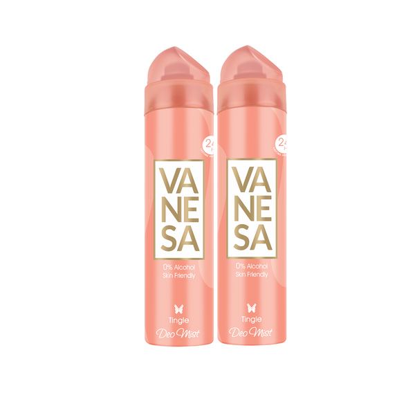 Vanesa Tingle Deo Mist, 0% Alcohol | Skin Friendly | 24 hours Lasting  - Shop authentic Indian Beauty by Vanesa Beauty