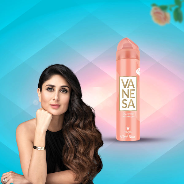 Vanesa Tingle Deo Mist, 0% Alcohol | Skin Friendly | 24 hours Lasting  - Shop authentic Indian Beauty by Vanesa Beauty