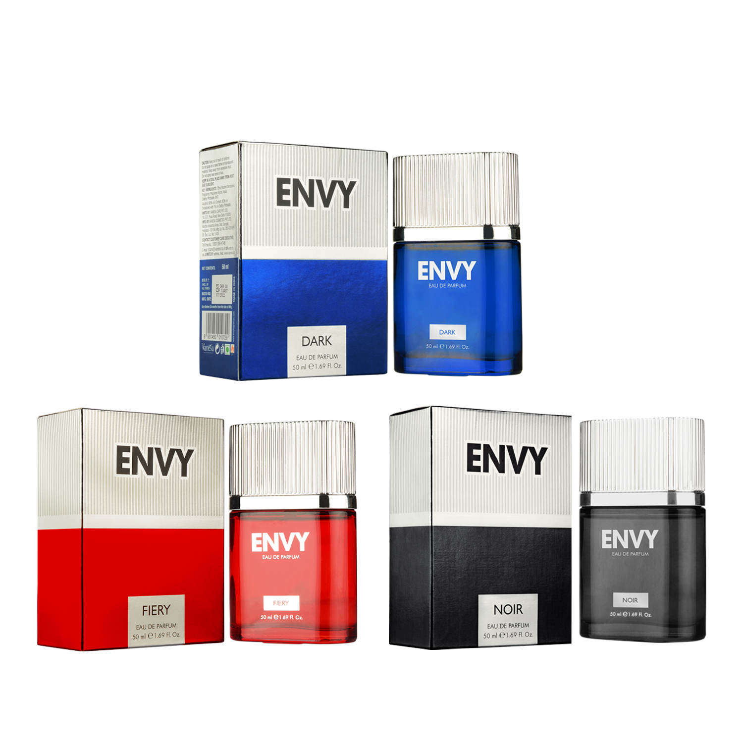 Envy Perfume Combo Dark+Fiery+Noir 50ml*3 - Shop authentic Indian Beauty by Envy Fragrances