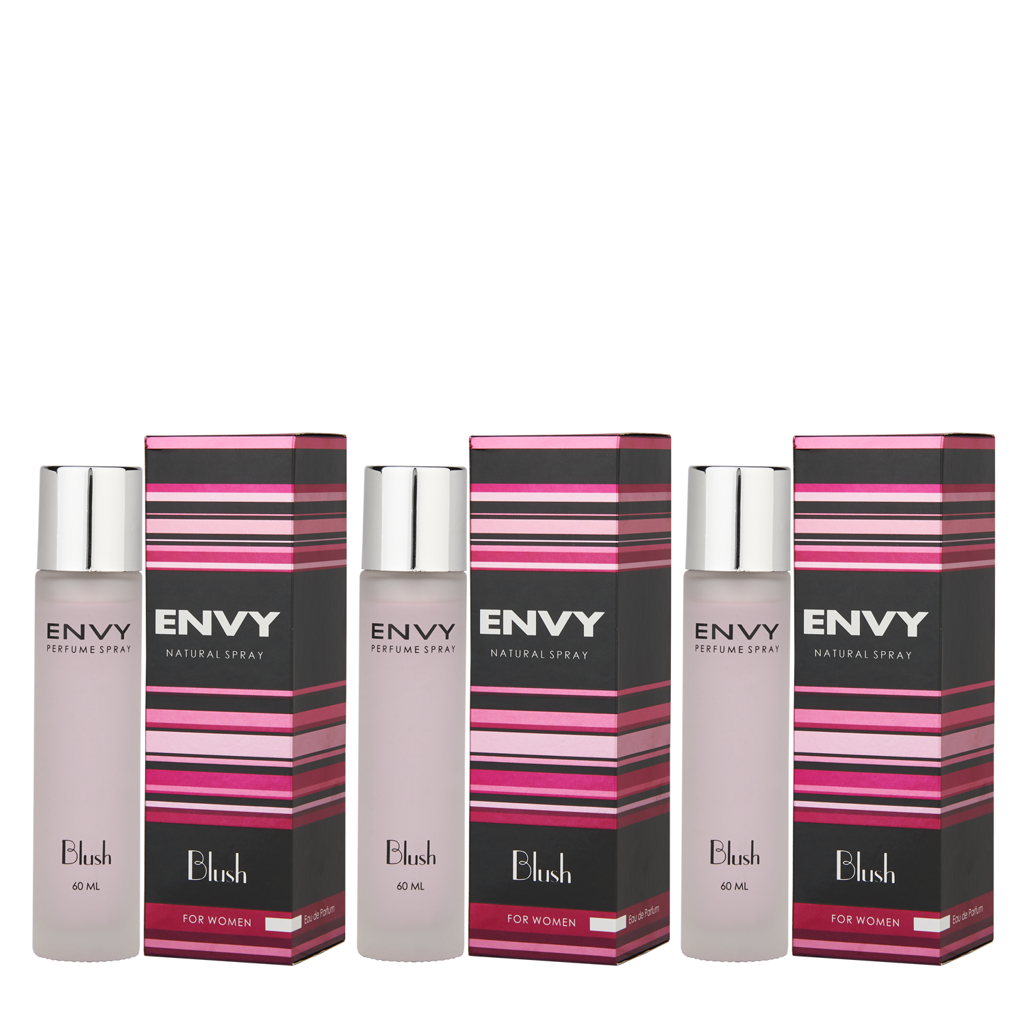 Envy Perfume Natural Spray Blush pack of 3 60ml*3 - Shop authentic Indian Beauty by Envy Fragrances