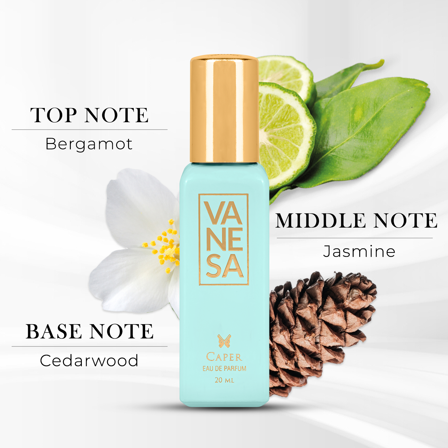 Vanesa Luxury Perfume Gift Set, Enigma, Magic pearl, Babe, Caper|For W - Shop authentic Indian Beauty by Vanesa Beauty