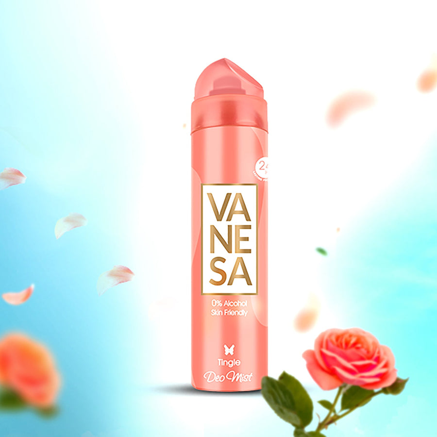 Vanesa Touche, Whisper & Tingle  Deo Mist, 0% Alcohol | Skin Friendly  - Shop authentic Indian Beauty by Vanesa Beauty
