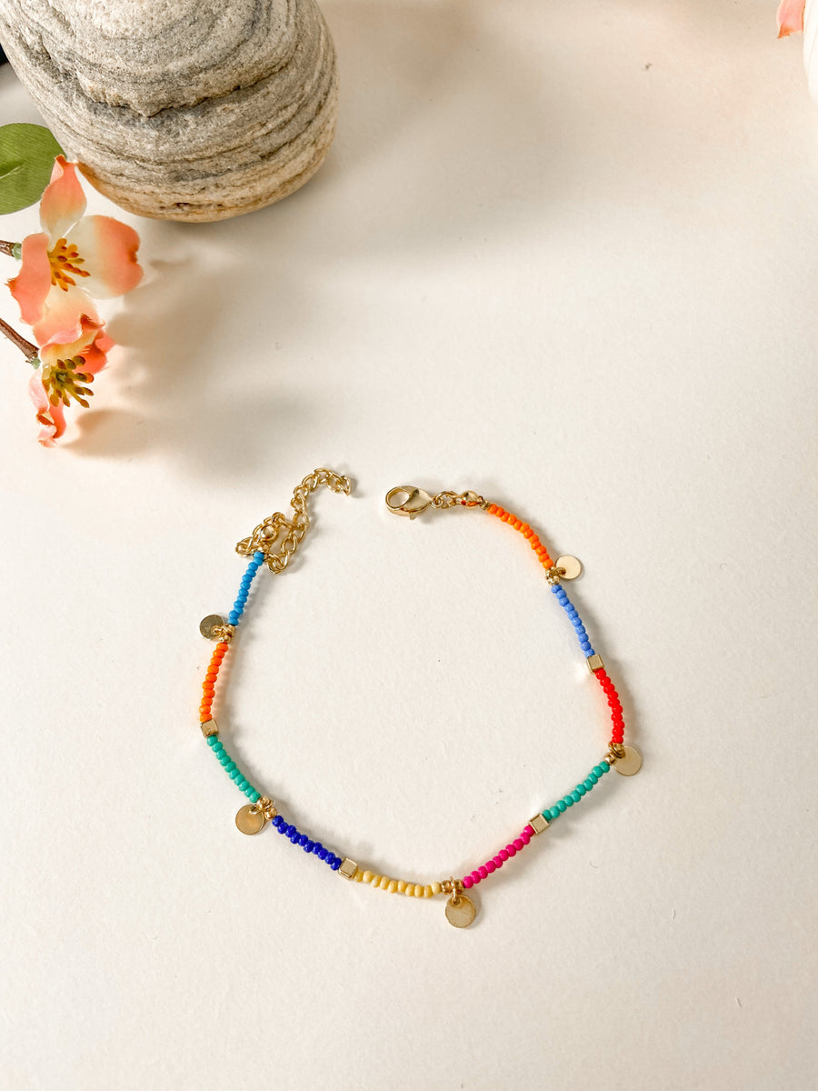 Multicolour Anklet - Shop authentic Indian Women's Fashion by Lili Origin