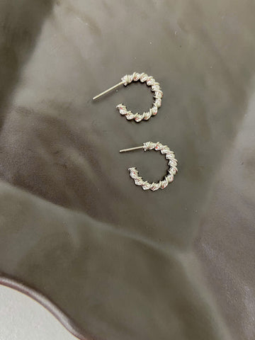 6 pack small silver hoops Earrings - Shop authentic Indian Jewelry by Lili Origin