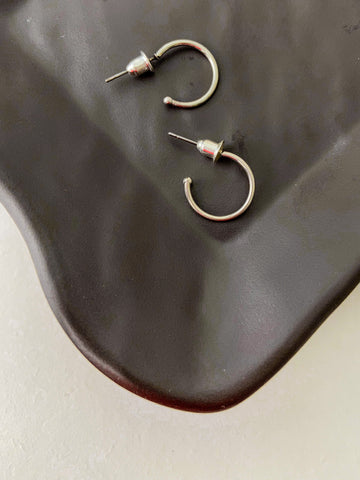 6 pack small silver hoops Earrings - Shop authentic Indian Jewelry by Lili Origin