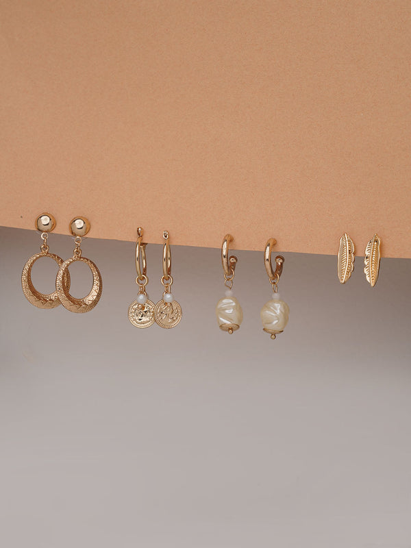 4 Pairs Danglers Earrings - Shop authentic Indian Jewelry by Lili Origin