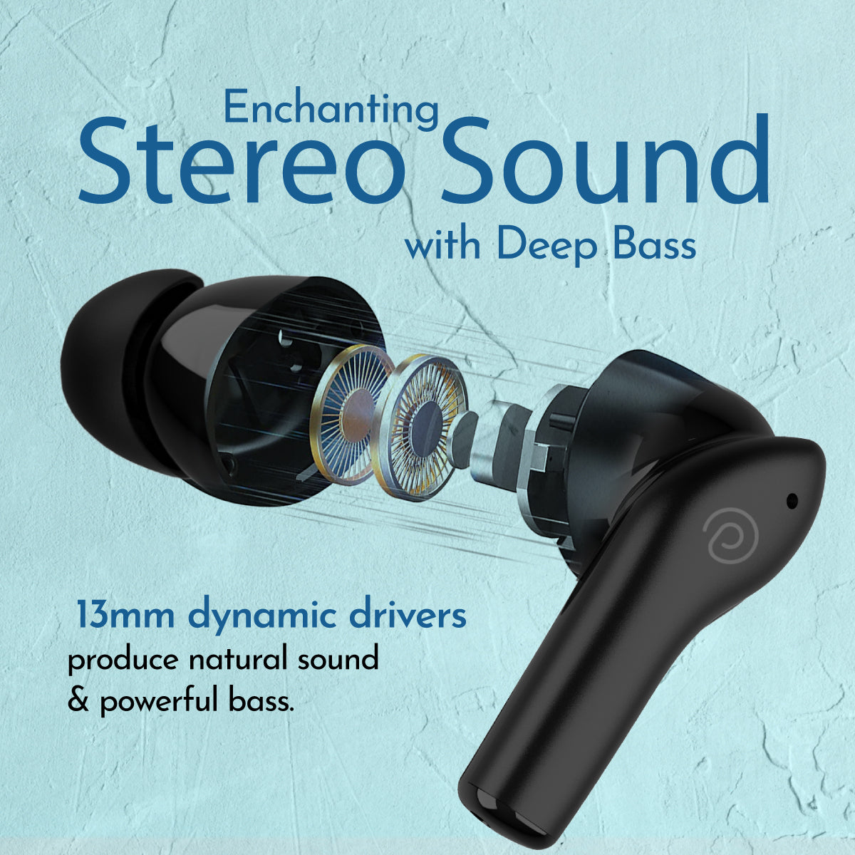 pTron Zenbuds Evo X1 Pro In-Ear TWS Earbuds, 65Hrs Playtime, 4 Mic TruTalk ENC Calls, Deep Bass, Bluetooth 5.3 Headphones,Fast Type-C Charging,Voice Asst. Touch Controls & IPX5 Water Resistant (Black)