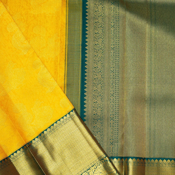 Incredible Yellow Soft Banarasi Silk Saree With Flattering Two Blouse  - Shop authentic Indian Women's Fashion by Silk Folks
