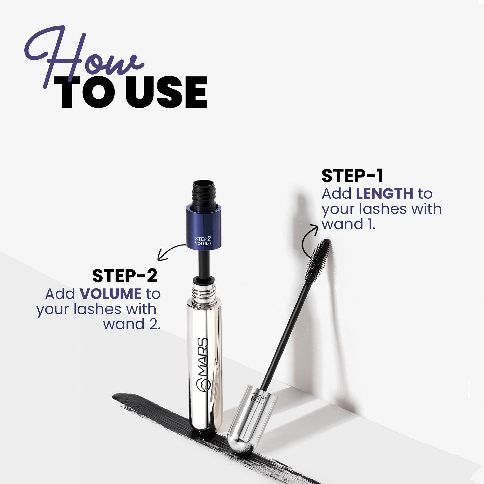Two-in-One Mascara | Double Trouble - Shop authentic Indian Beauty by MARS Cosmetics