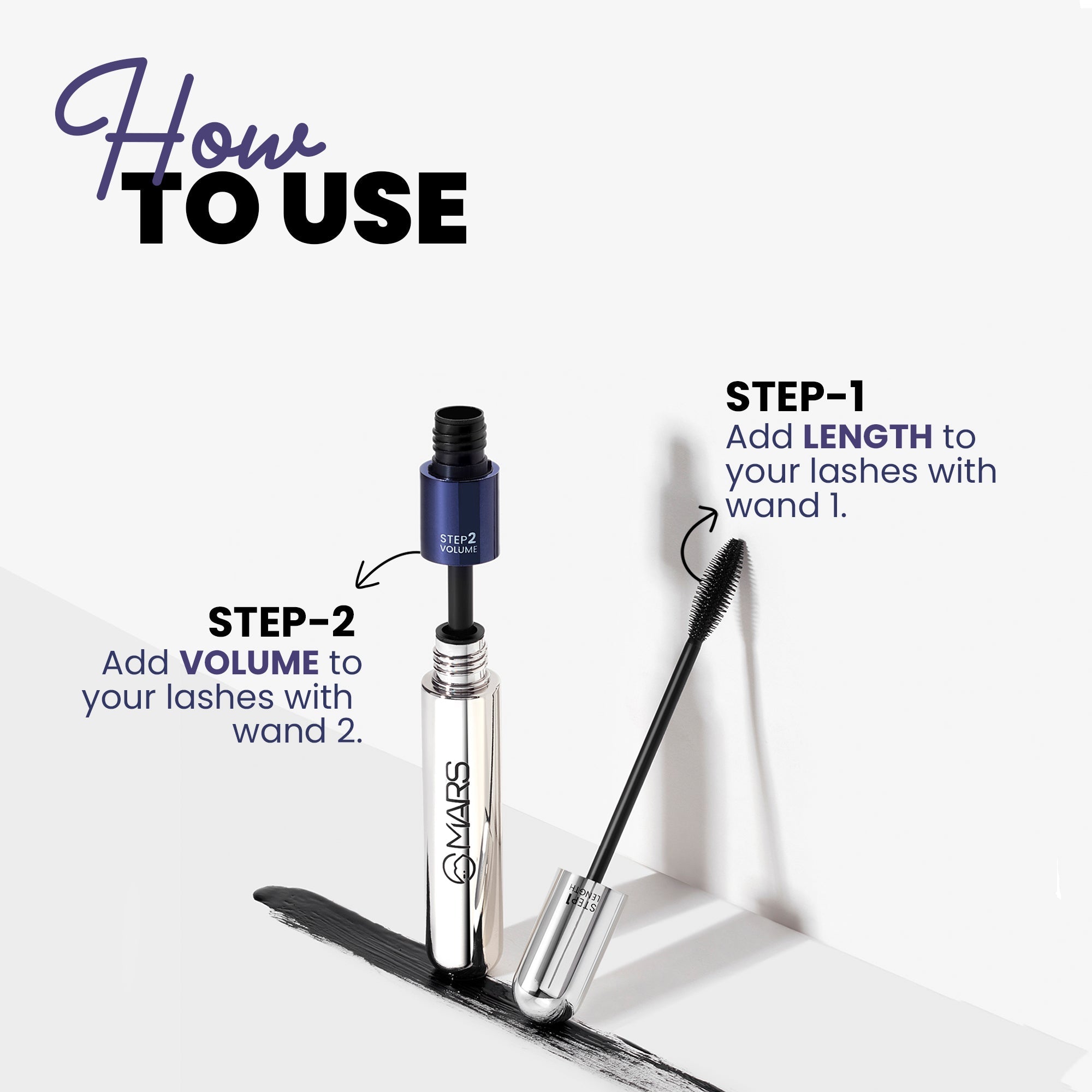 Two-in-One Mascara | Double Trouble - Shop authentic Indian Beauty by MARS Cosmetics