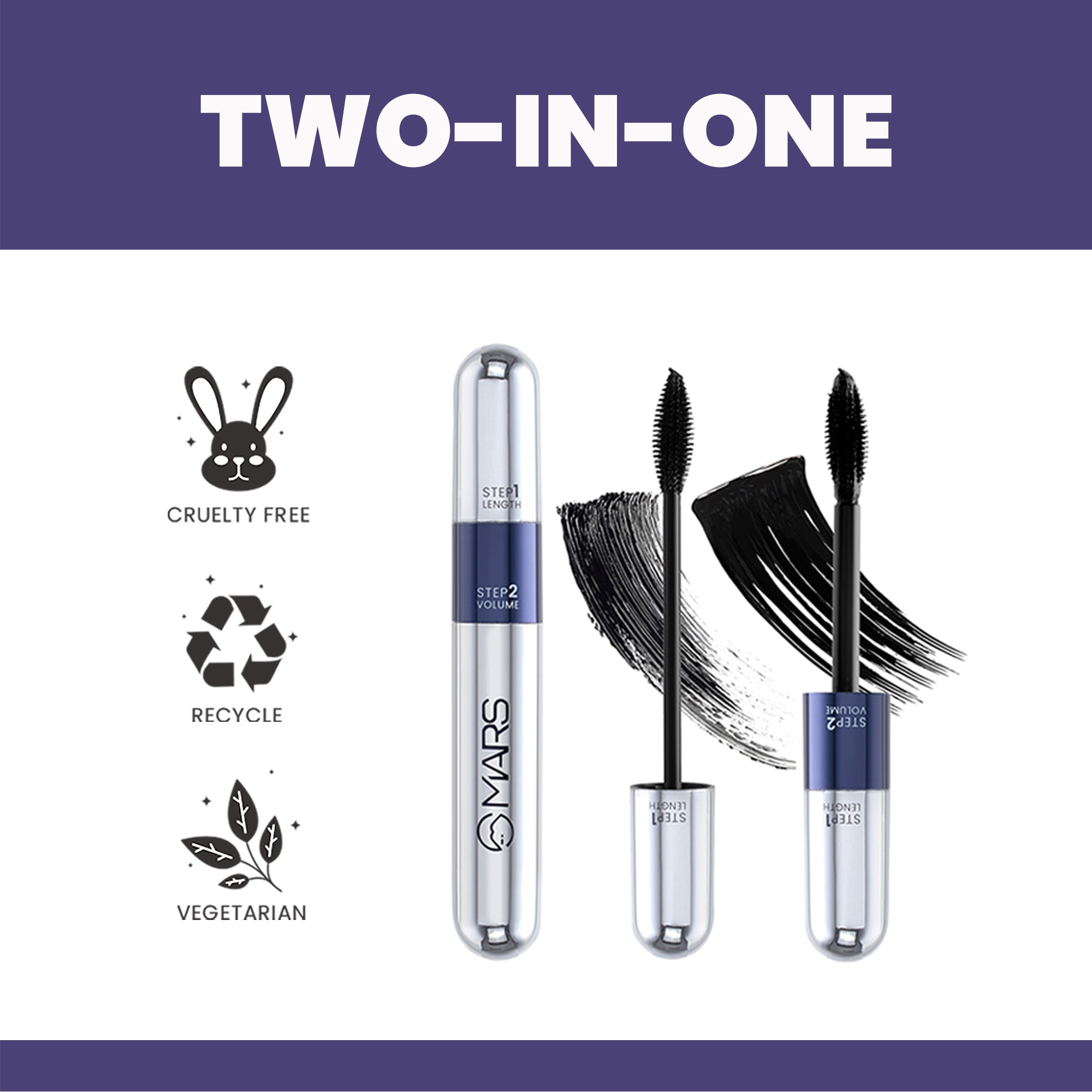 Two-in-One Mascara | Double Trouble - Shop authentic Indian Beauty by MARS Cosmetics