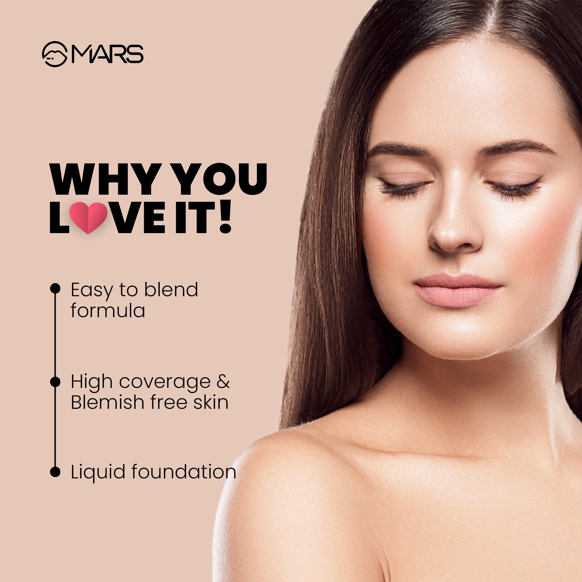 Foundation | High Coverage Formula - Shop authentic Indian Beauty by MARS Cosmetics