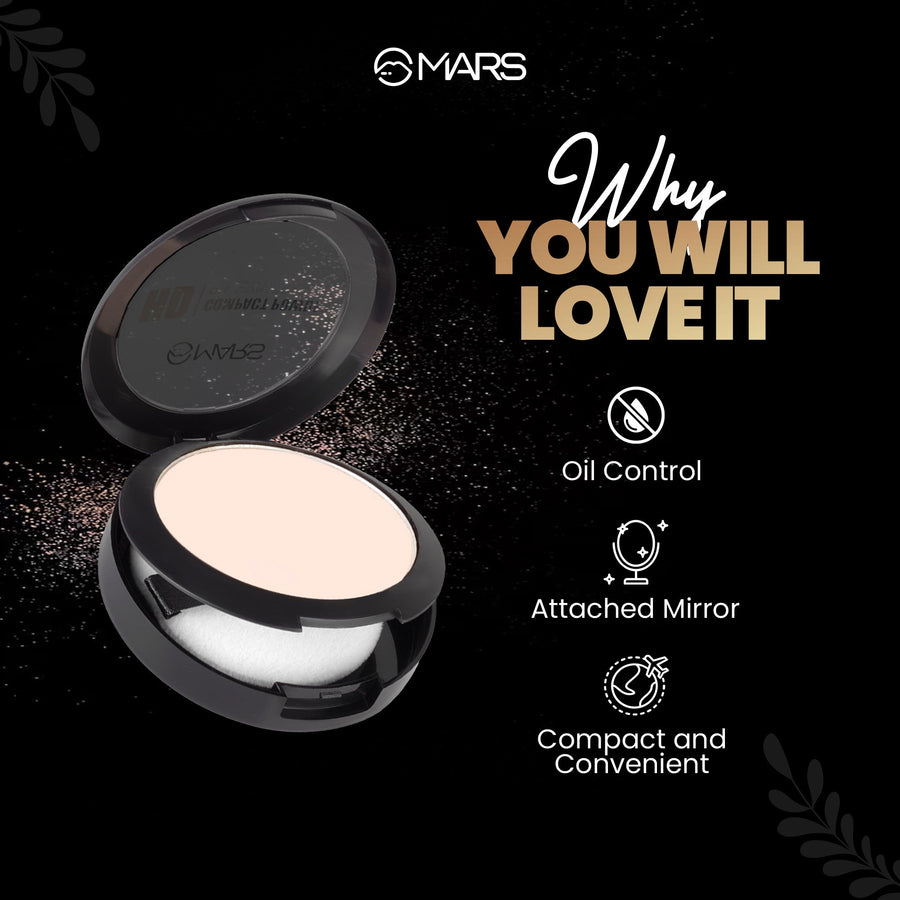 HD Compact Powder | Oil Control - Shop authentic Indian Beauty by MARS Cosmetics