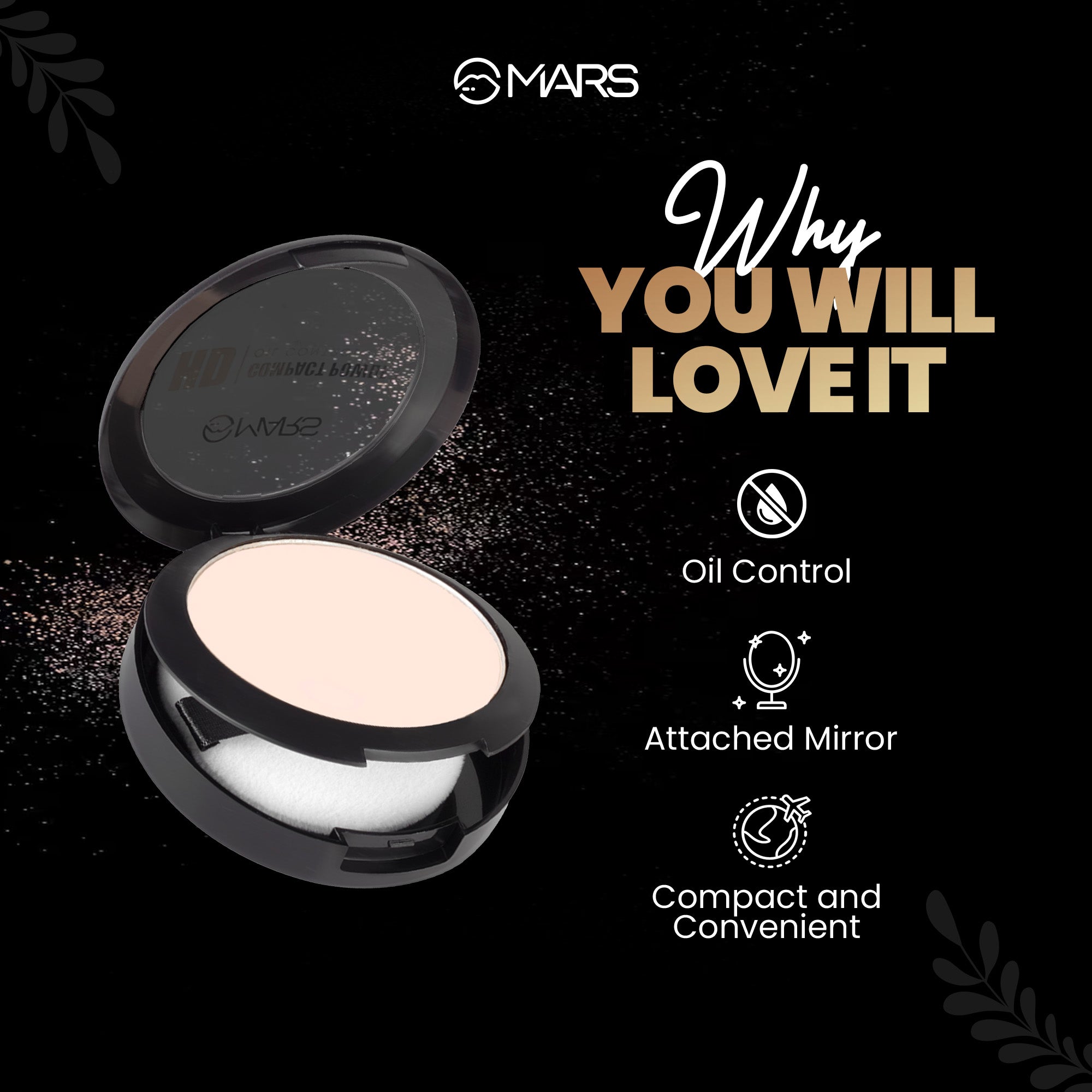 HD Compact Powder | Oil Control - Shop authentic Indian Beauty by MARS Cosmetics