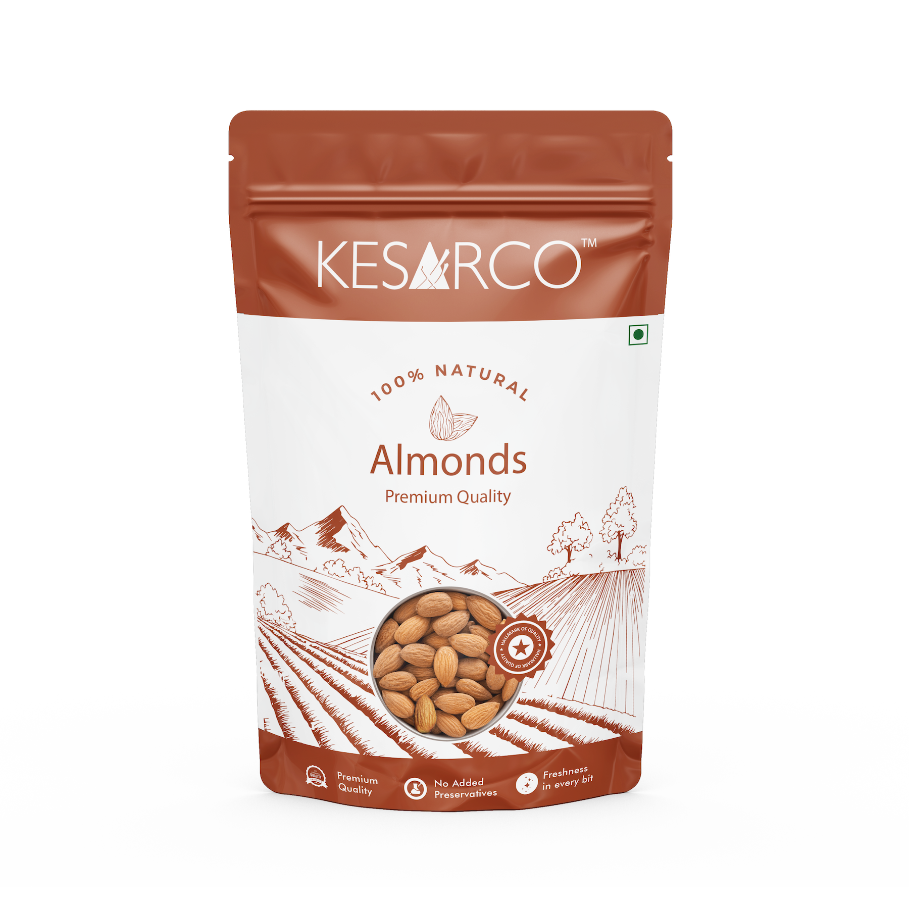 Premium California Non-Pareil Almonds - Shop authentic Indian Food by KesarCo