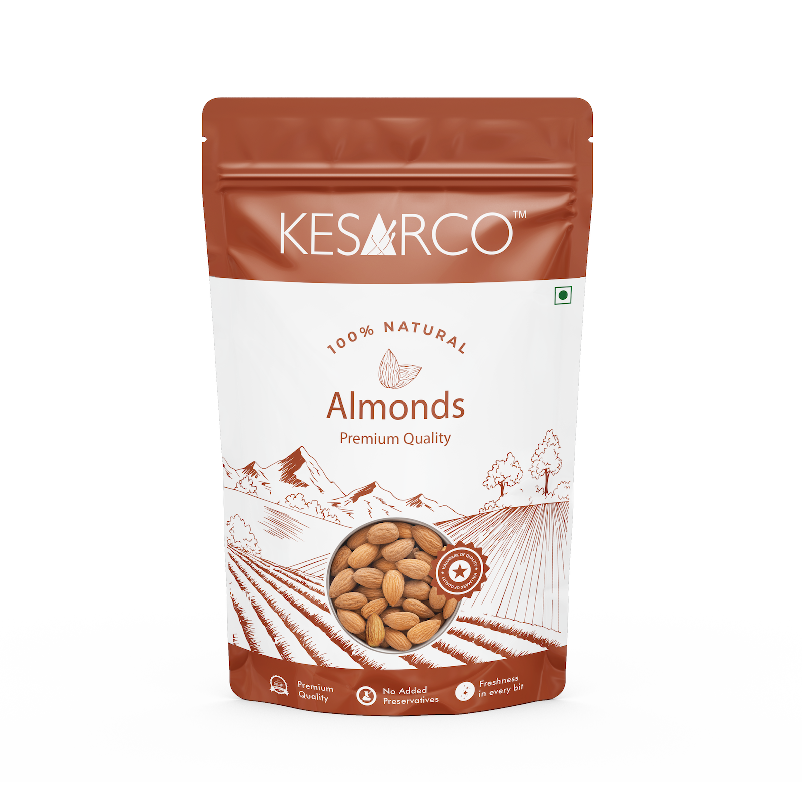 Everyday Nuts Combo (W320 Cashews & Raw Almonds) - Shop authentic Indian Food by KesarCo