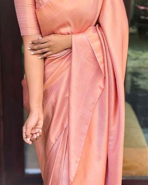 Staggering Pink Soft Banarasi Silk Saree With Amiable Blouse Piece - Shop authentic Indian Women's Fashion by Silk Folks
