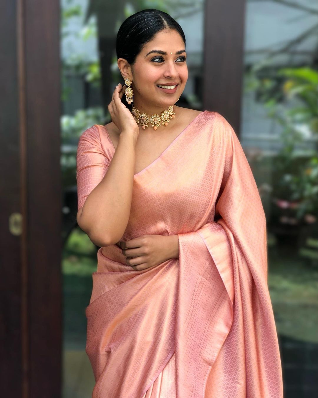 Staggering Pink Soft Banarasi Silk Saree With Amiable Blouse Piece - Shop authentic Indian Women's Fashion by Silk Folks