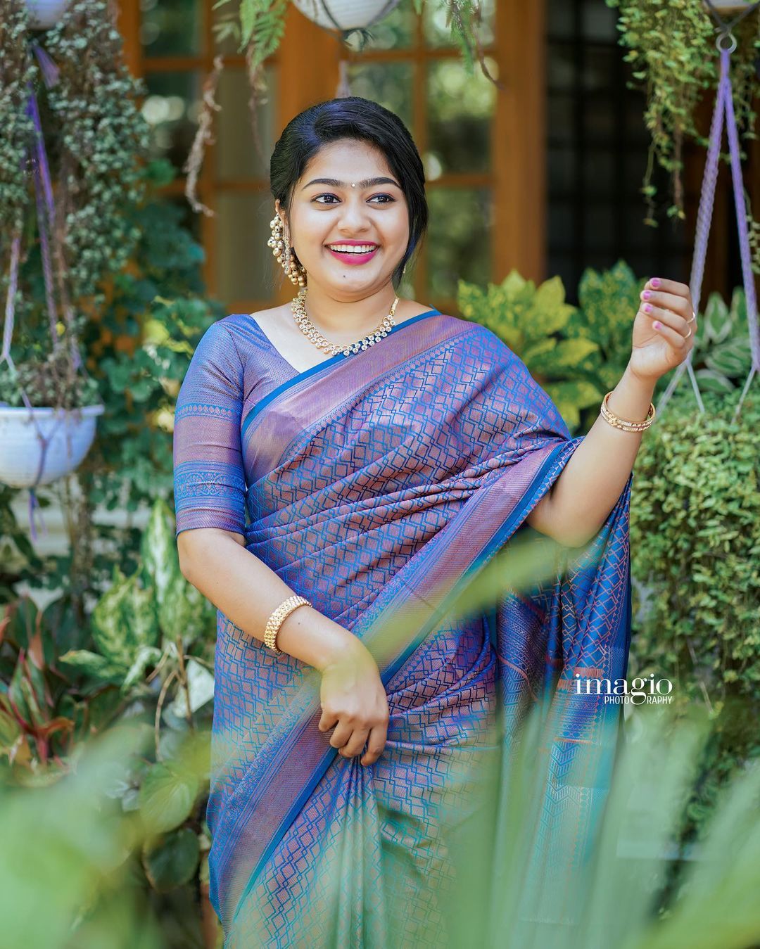 Scrumptious Blue Soft Silk Saree With Luxuriant Blouse Piece - Shop authentic Indian Women's Fashion by Silk Folks