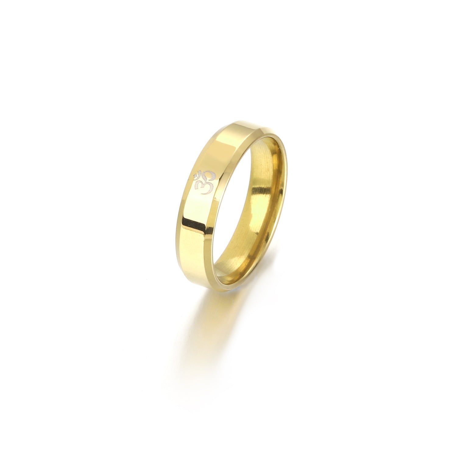 OM Essence Gold Ring - Shop authentic Indian Women's Fashion by Salty