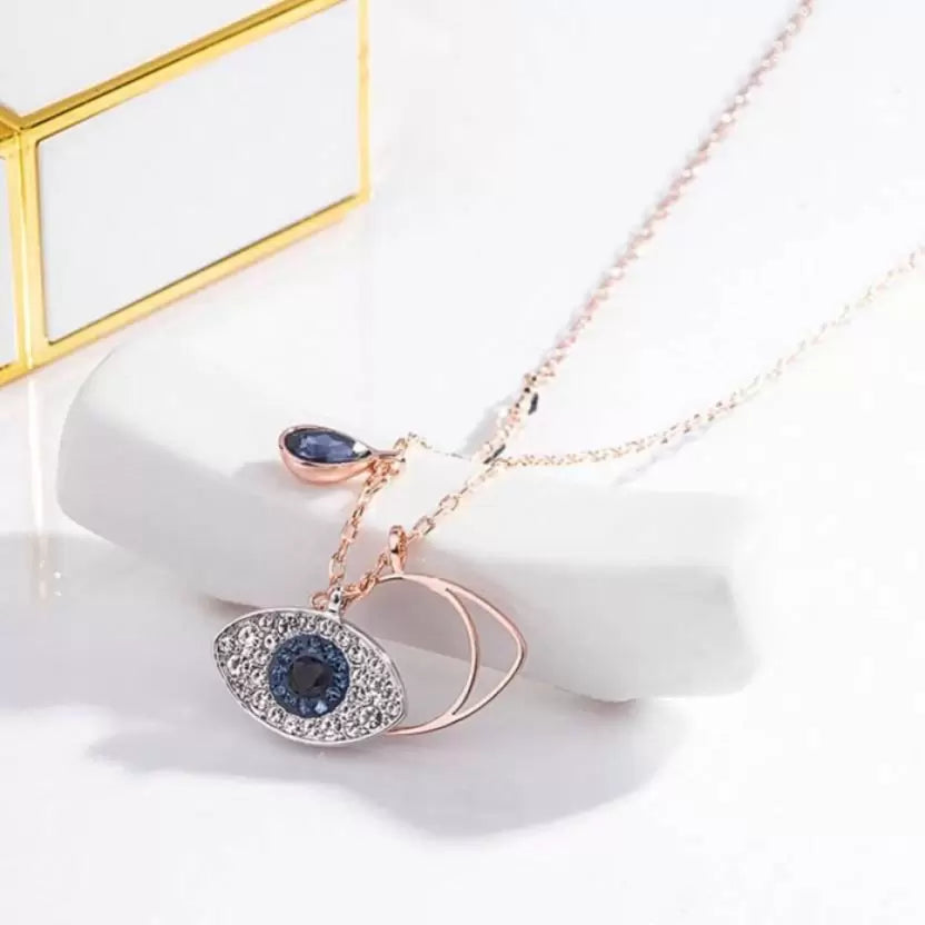 Sapphire Evil eye Necklace - Shop authentic Indian Women's Fashion by Salty