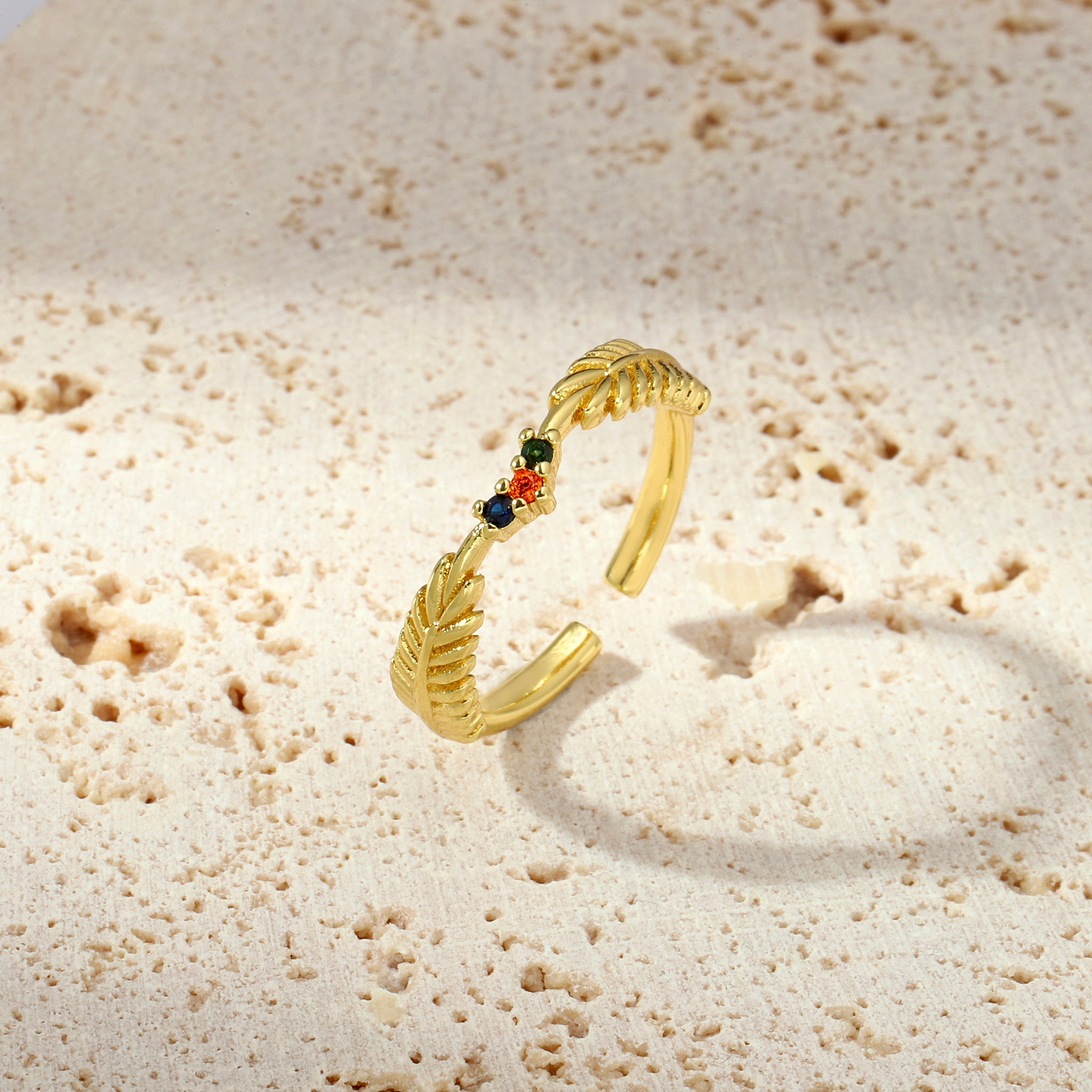 The Crown Ring - Multi - Shop authentic Indian Women's Fashion by Salty