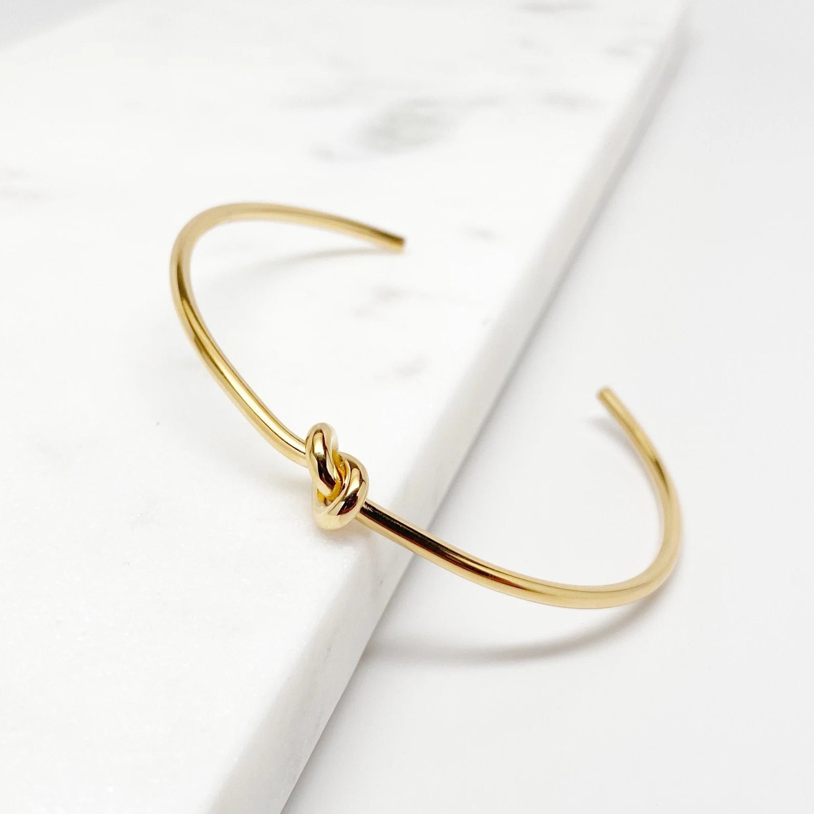 Unity Knot Wristlet - Gold - Shop authentic Indian Women's Fashion by Salty