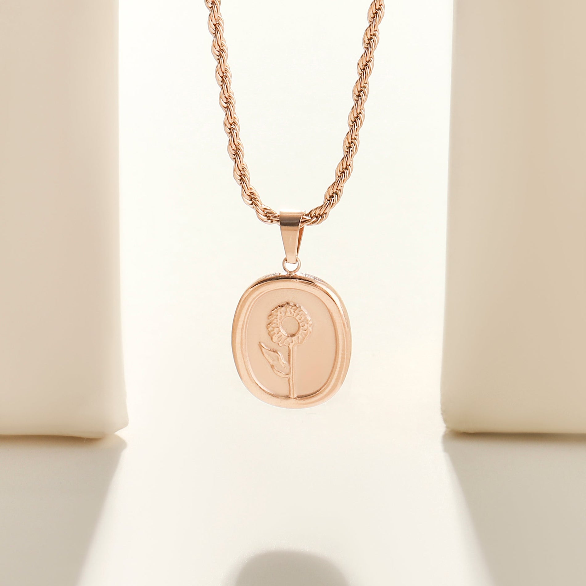 Beloved Bloom Rose Gold Necklace - Shop authentic Indian Women's Fashion by Salty