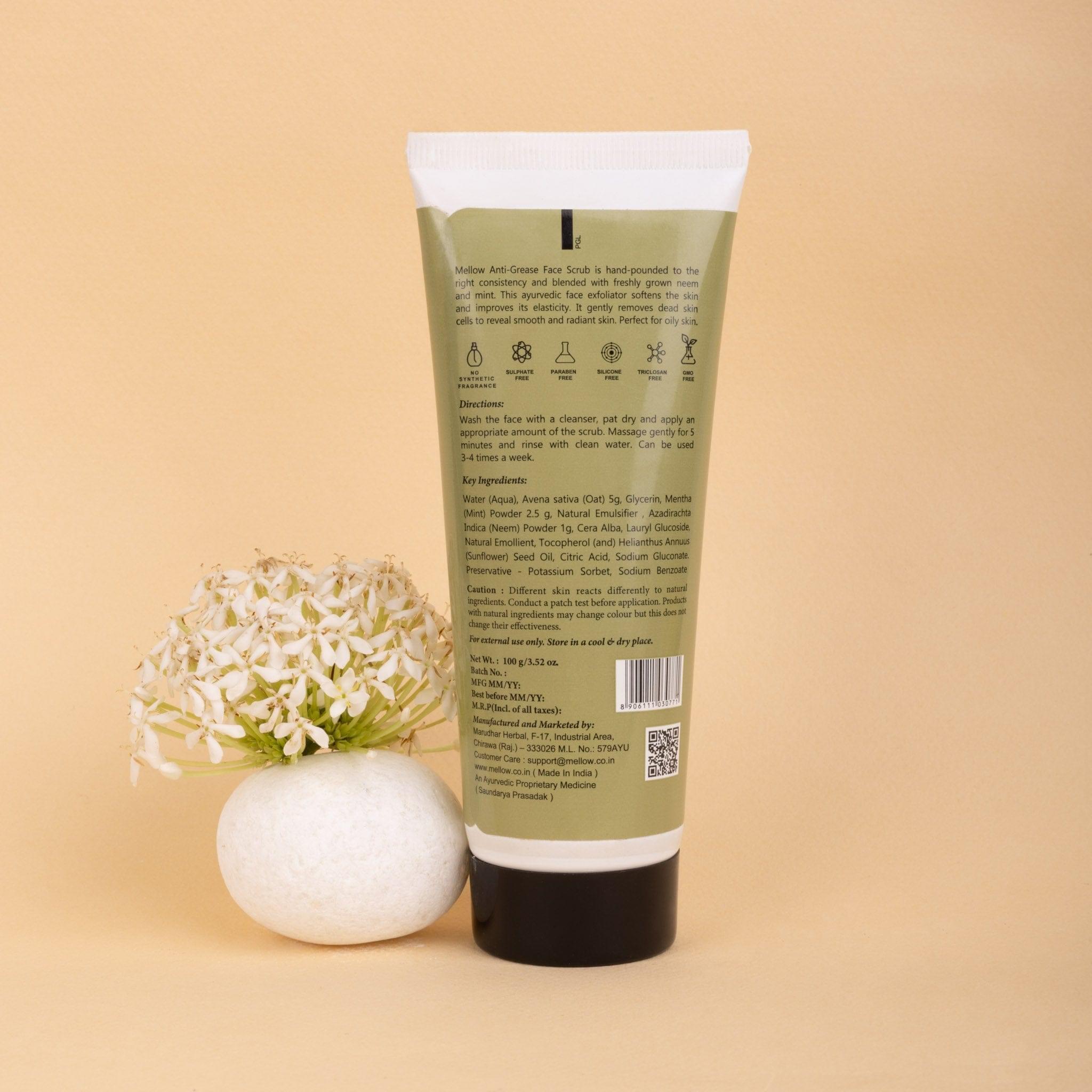 Anti-Grease Scrub - Shop authentic Indian Beauty by Mellow