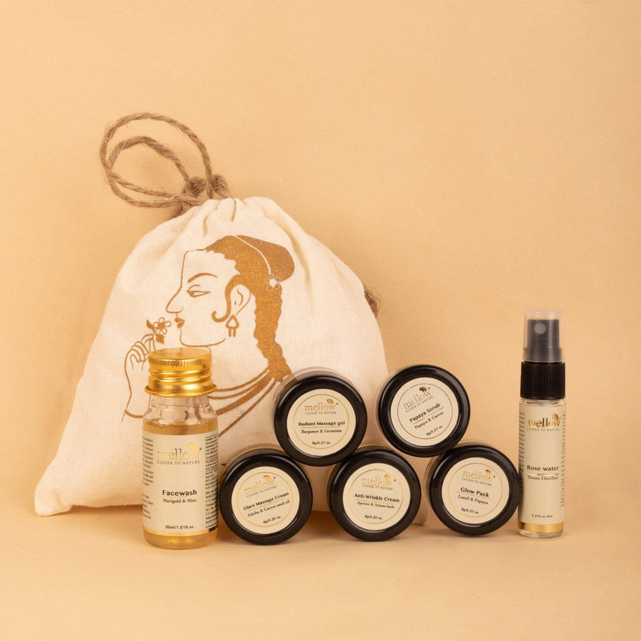 Ayurvedic Skin Brightening Trial Kit - Shop authentic Indian Beauty by Mellow