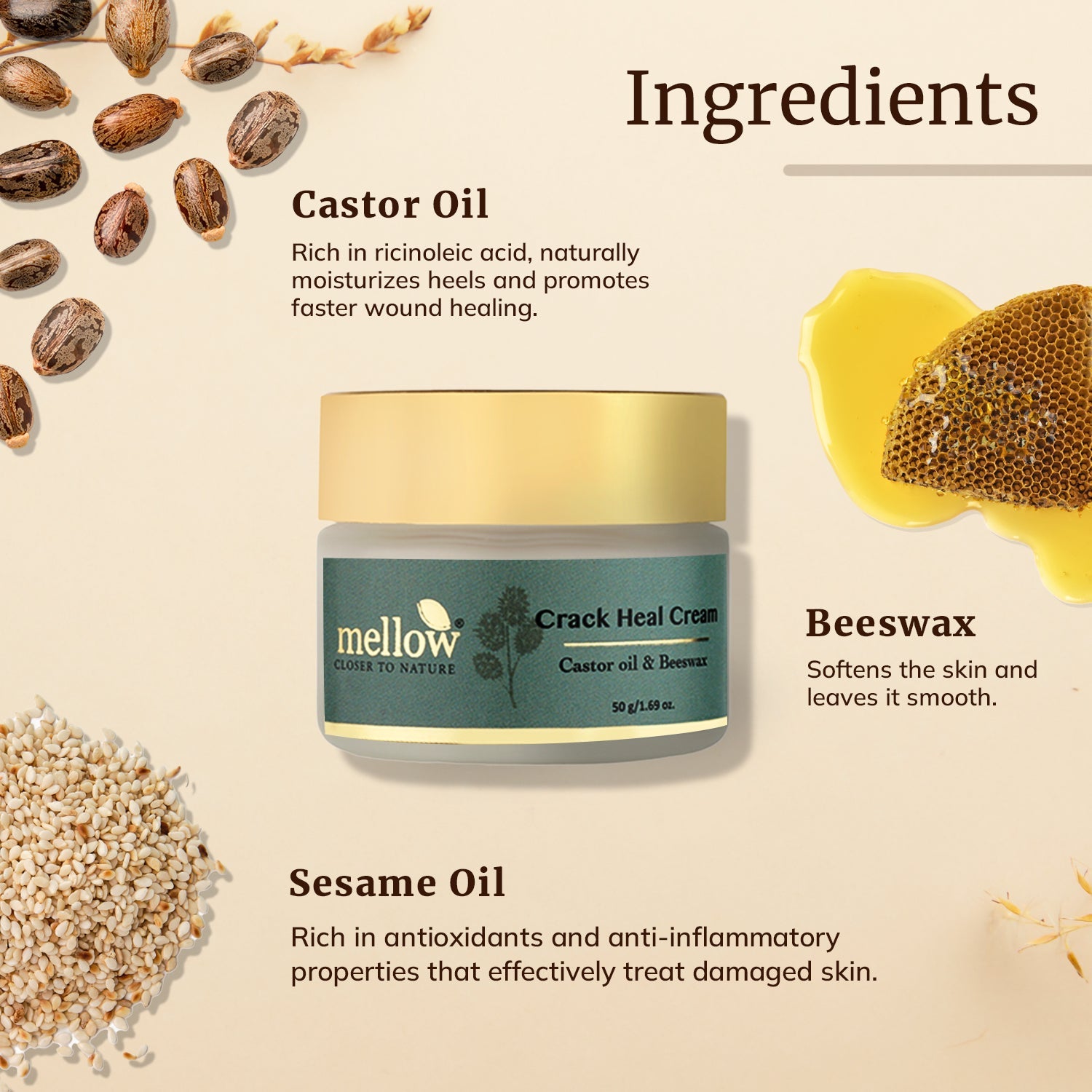 Crack Heal Cream - Shop authentic Indian Beauty by Mellow
