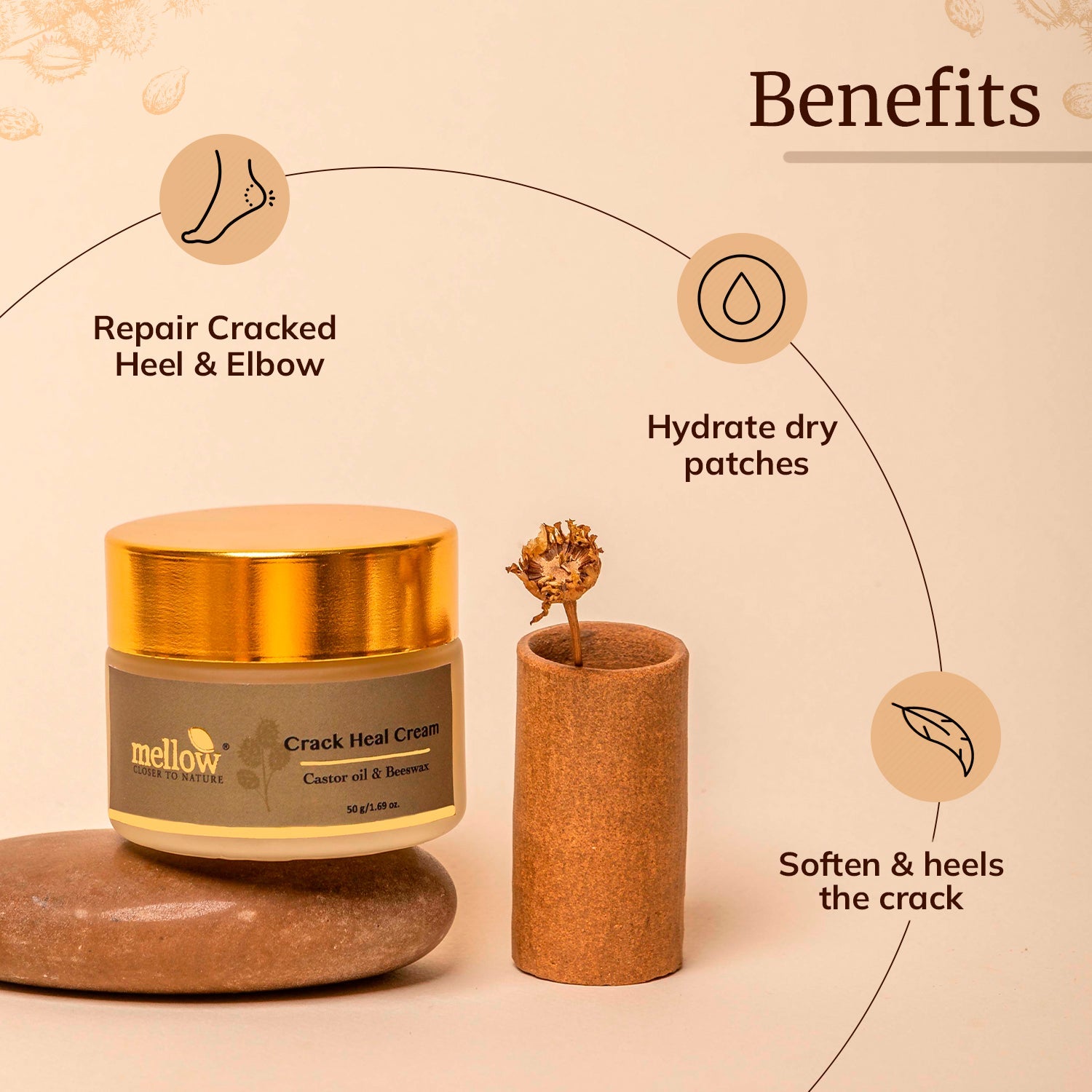 Crack Heal Cream - Shop authentic Indian Beauty by Mellow