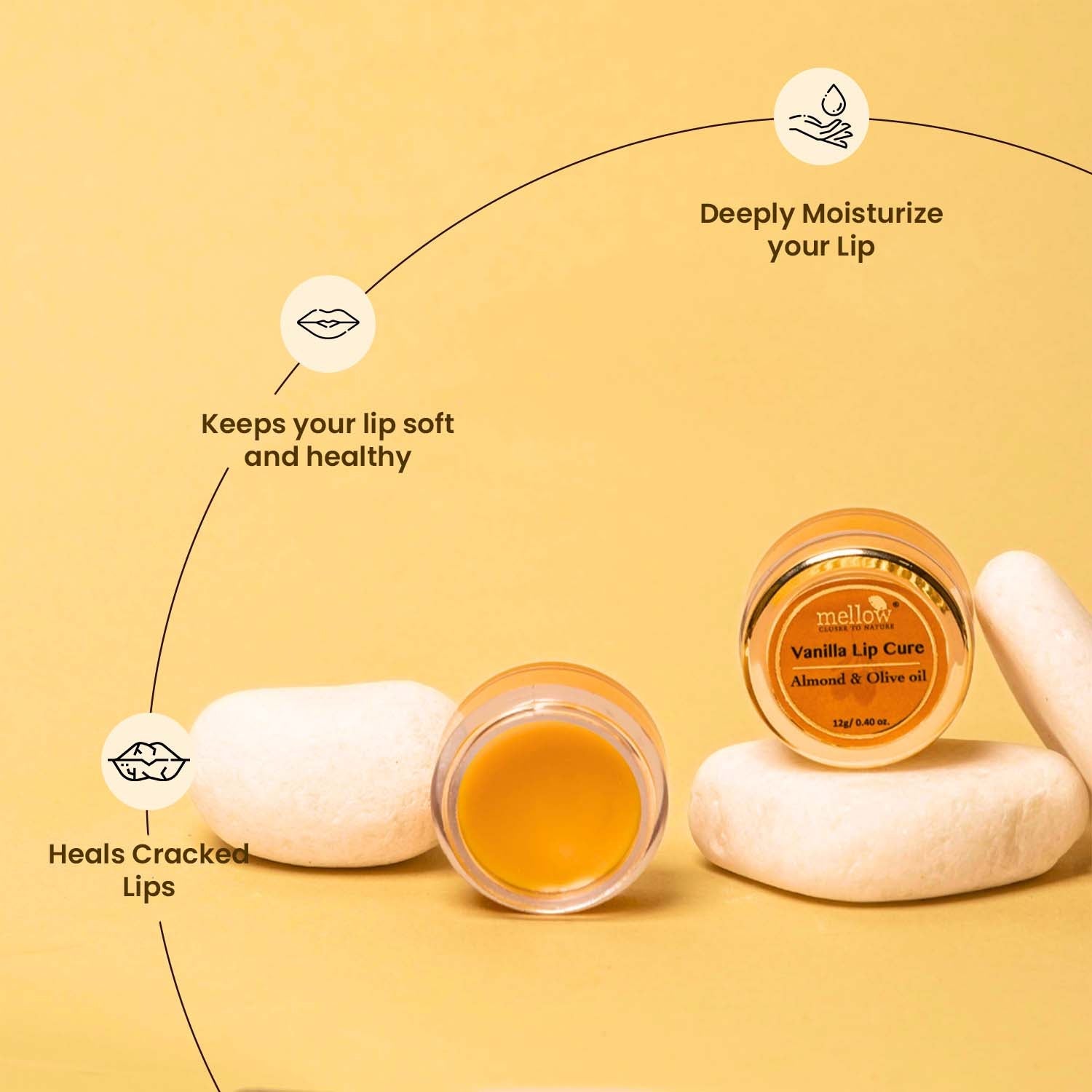 Vanilla Lip Cure - Shop authentic Indian Beauty by Mellow