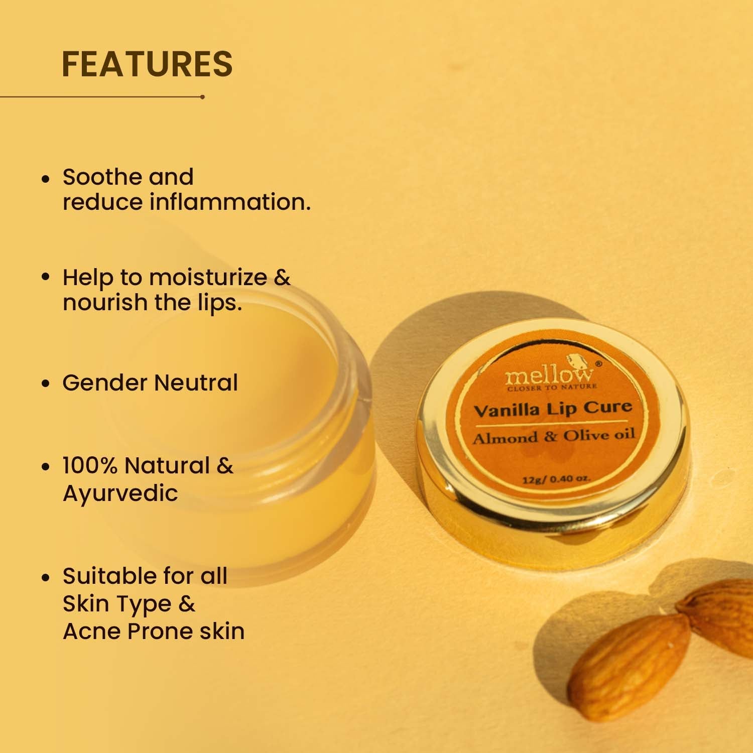 Vanilla Lip Cure - Shop authentic Indian Beauty by Mellow