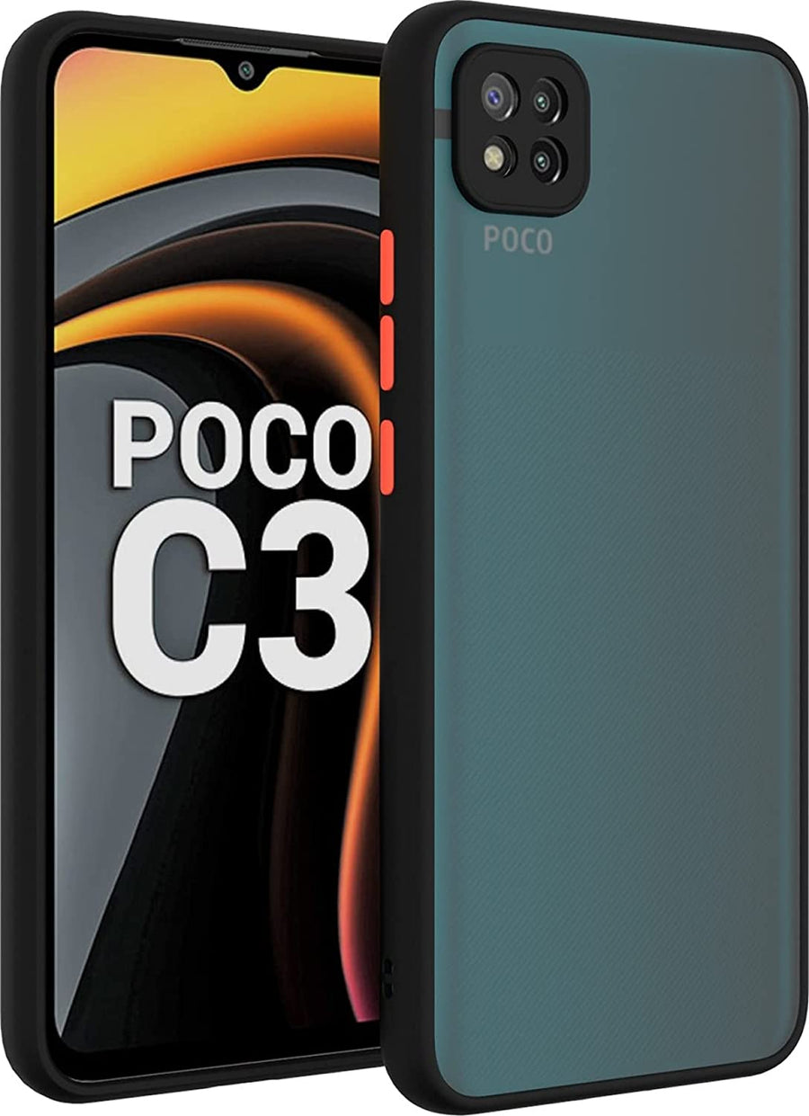 Poco C3 Back Cover (Smoky) - Shop authentic Indian Electronics by Havein