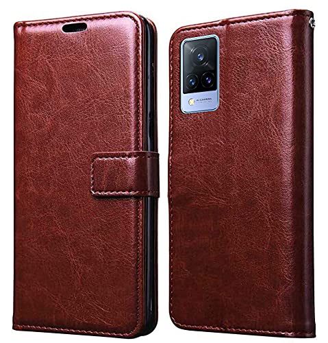 Vivo V21 5G Leather Flip Cover - Shop authentic Indian Electronics by Havein